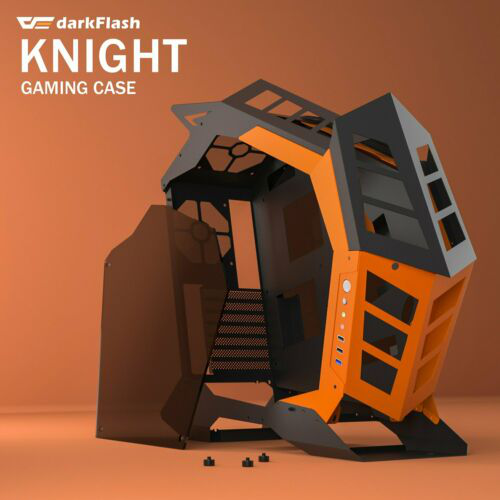 darkFlash Knight K1 ATX Mid Tower With Tempered Glass Gaming Case
