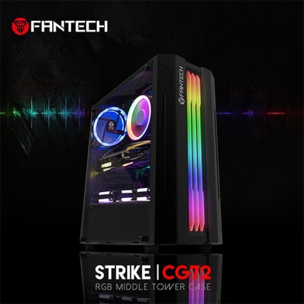 Fantech Strike CG72 RGB Middle Tower Casing